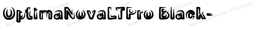 OptimaNovaLTPro Black字体转换